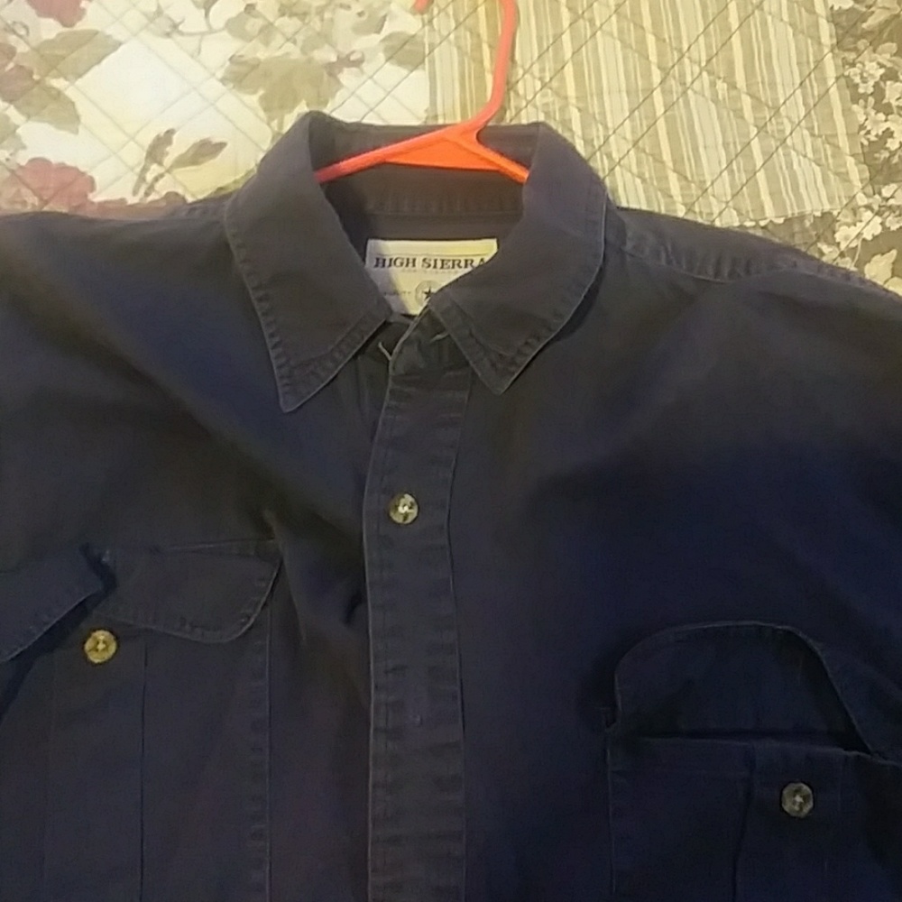 Men's button down long sleeve shirt